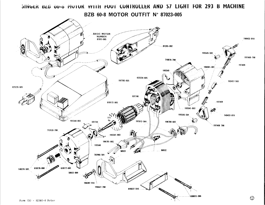 Singer 293B manual 