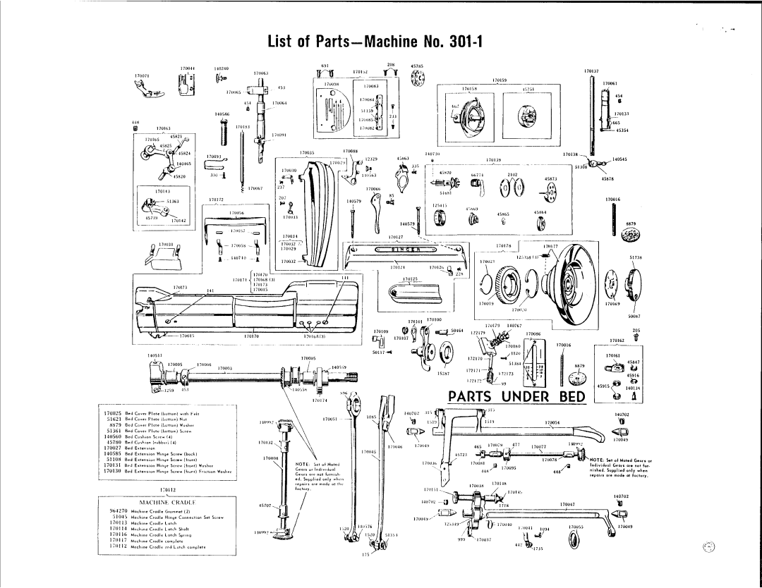 Singer 301-1 manual 