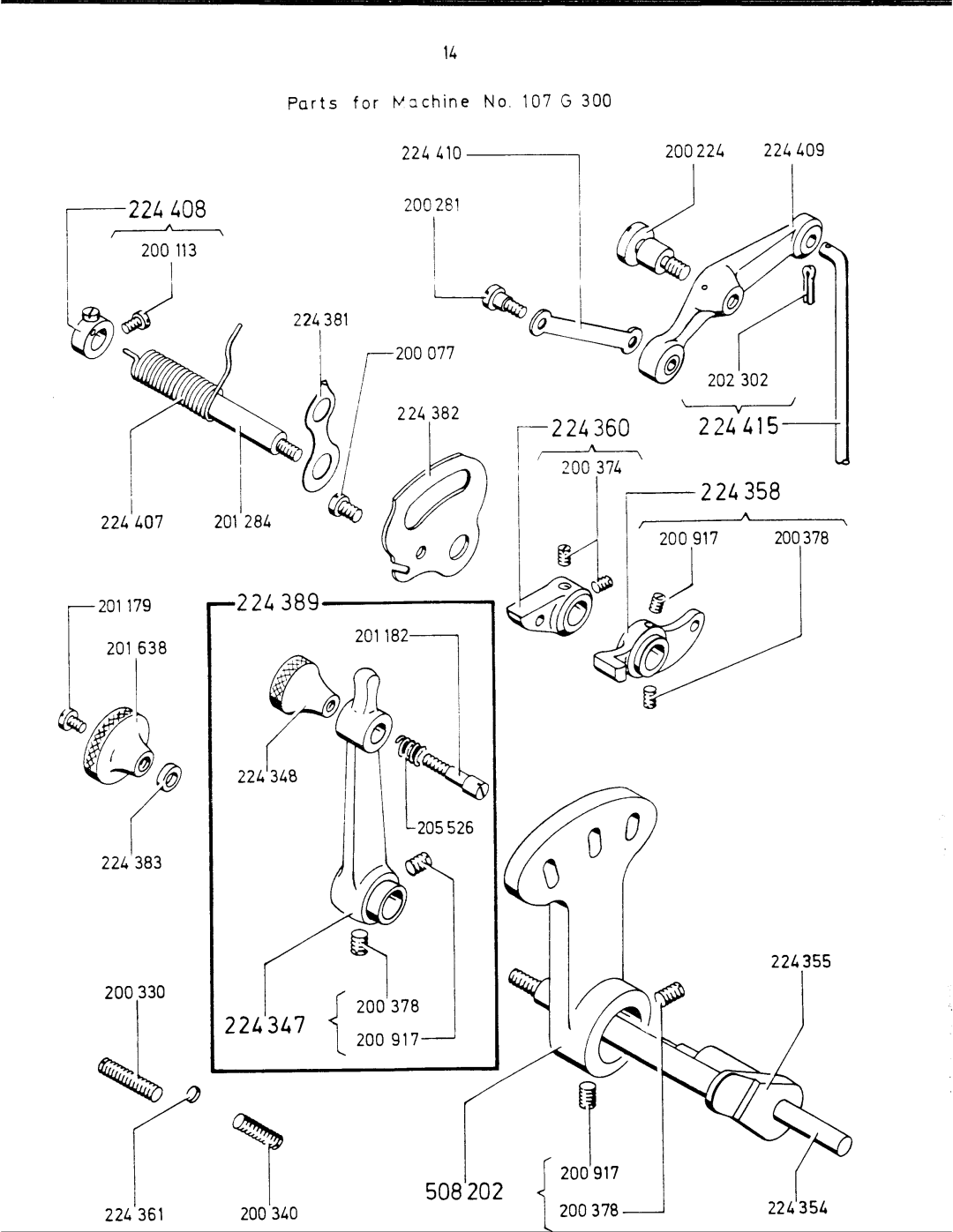 Singer 302, G300 manual 