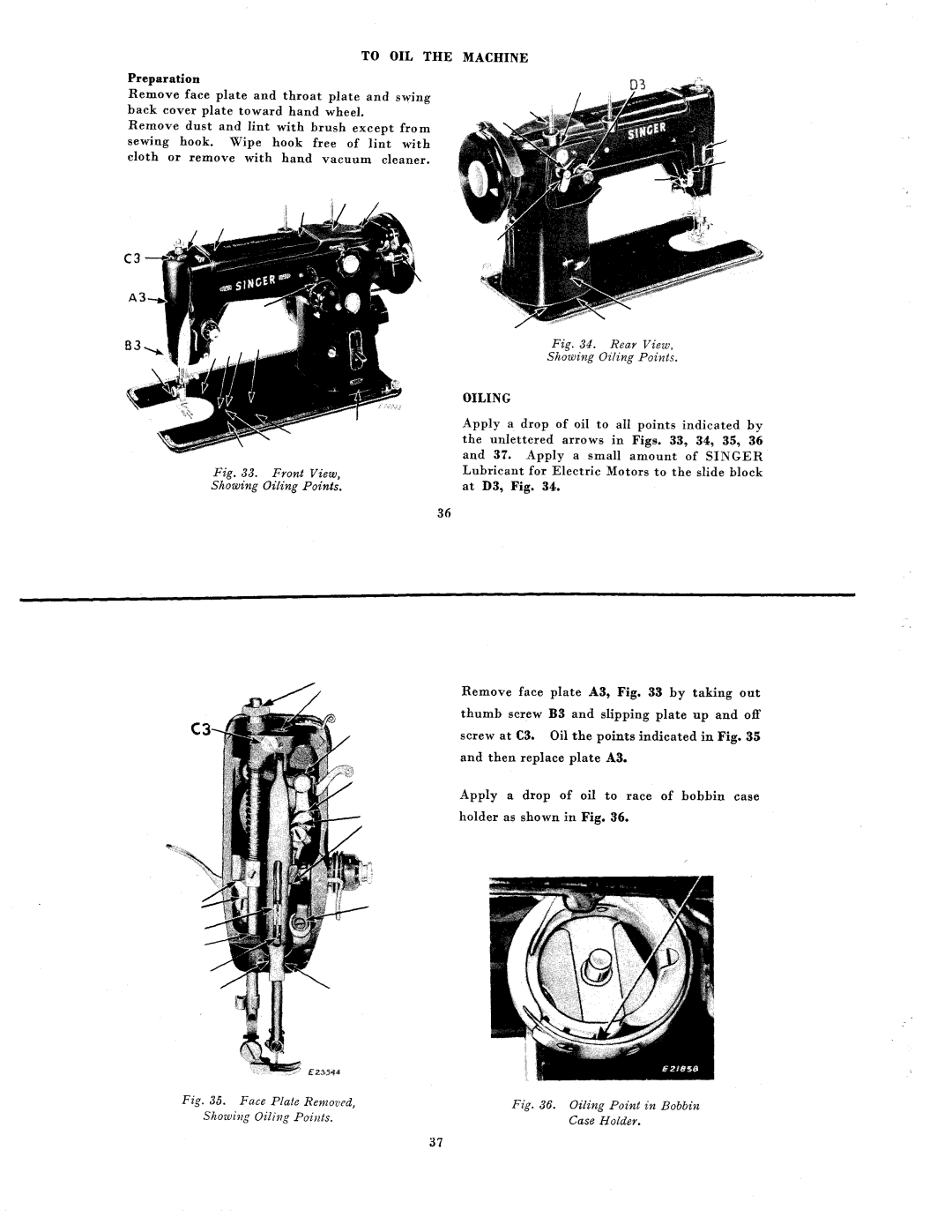 Singer 306K, 306W manual 