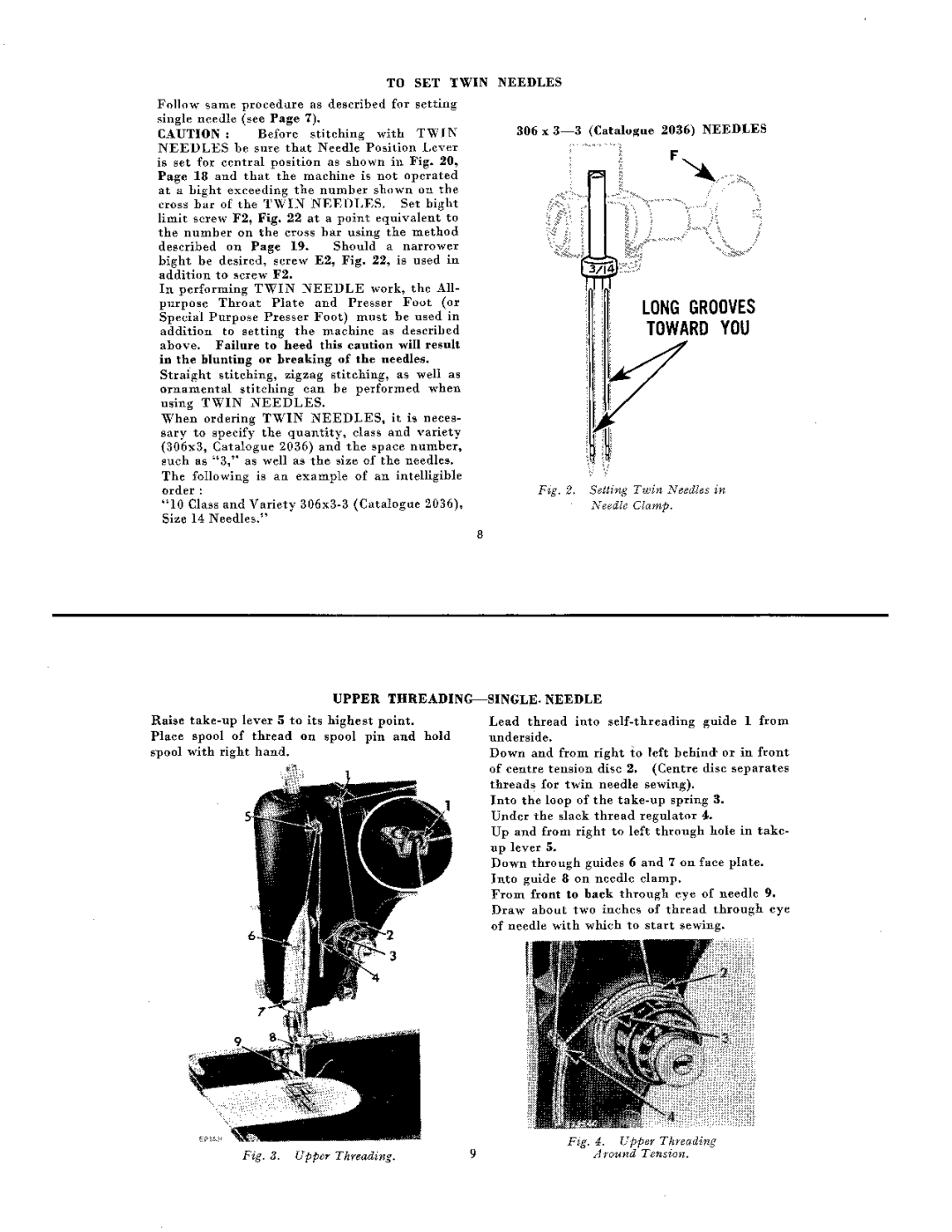 Singer 306K, 306W manual 