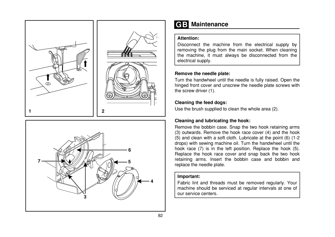 Singer 50T8 E99670, 3116 instruction manual 0F&*,# 