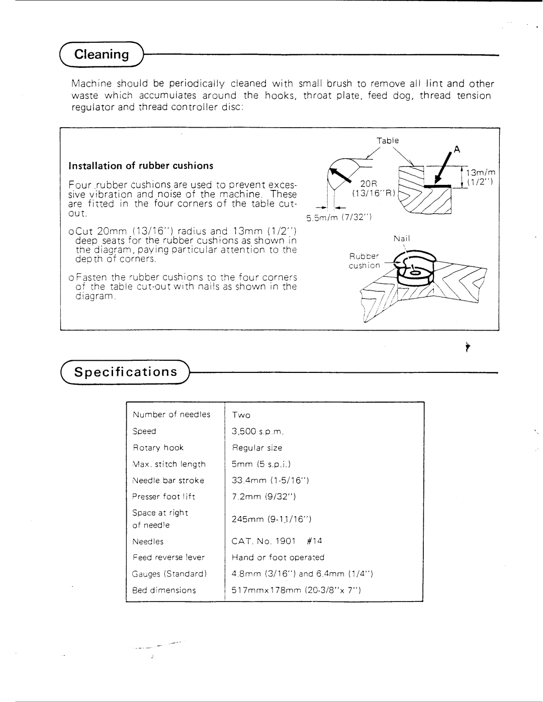 Singer 312 T141 manual 