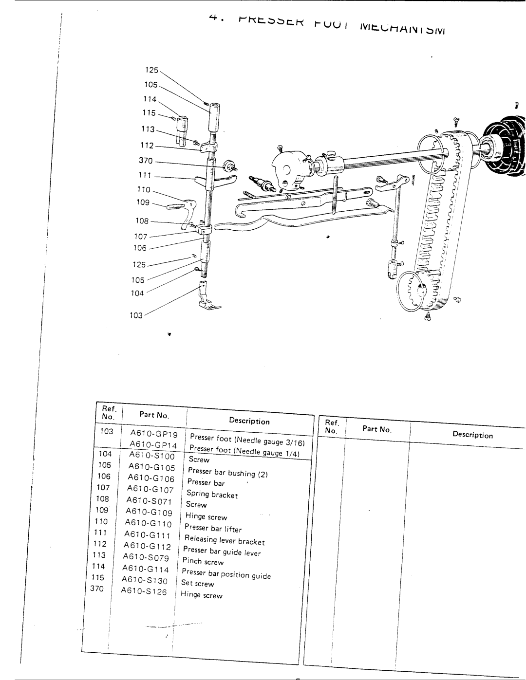 Singer 312 T141 manual 