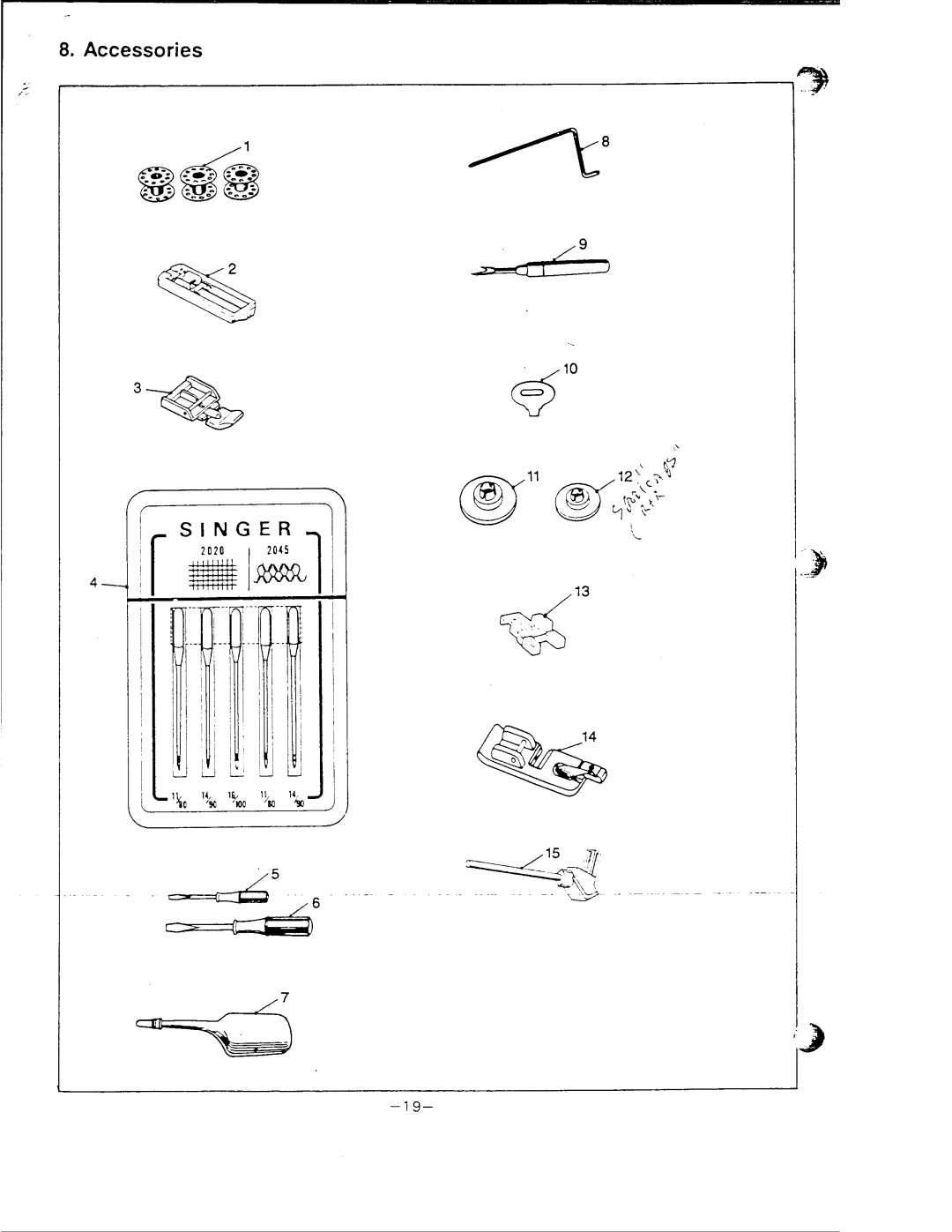 Singer 3207, 3214 manual 