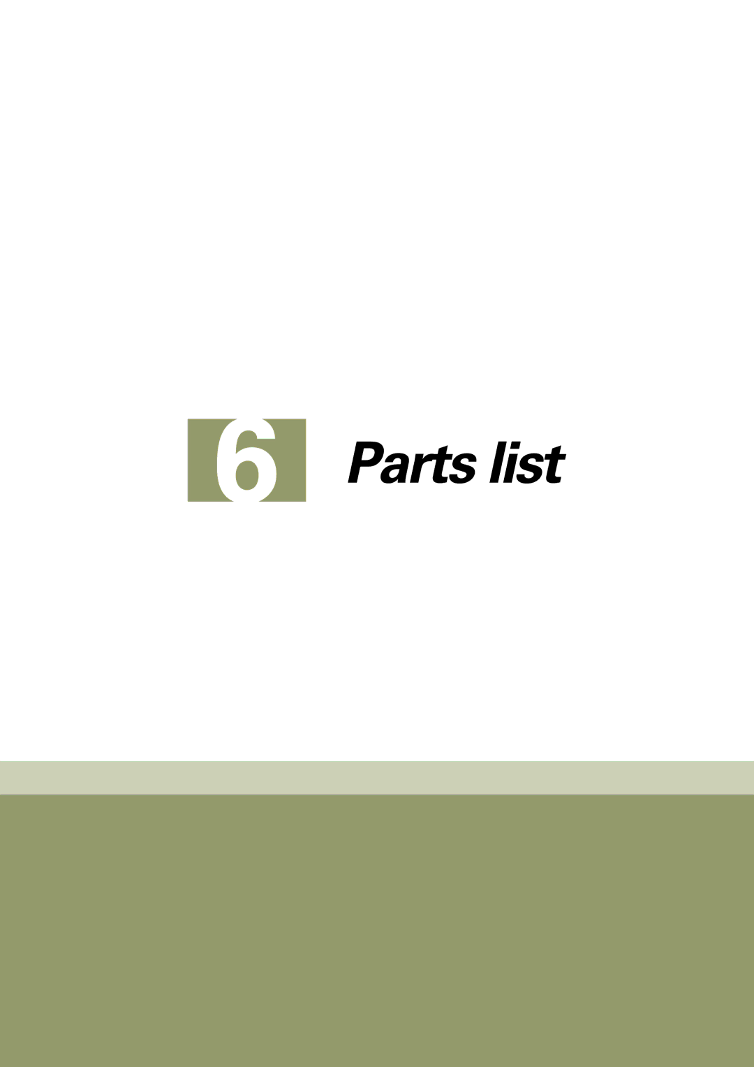 Singer 321D, 321K instruction manual Parts list 