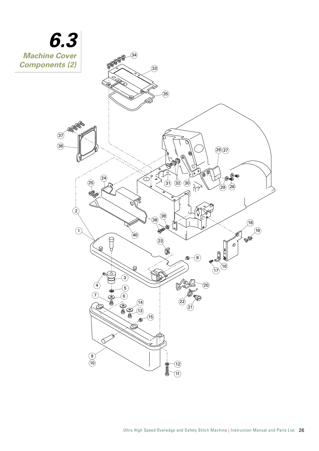 Singer 321K, 321D instruction manual 31 32 