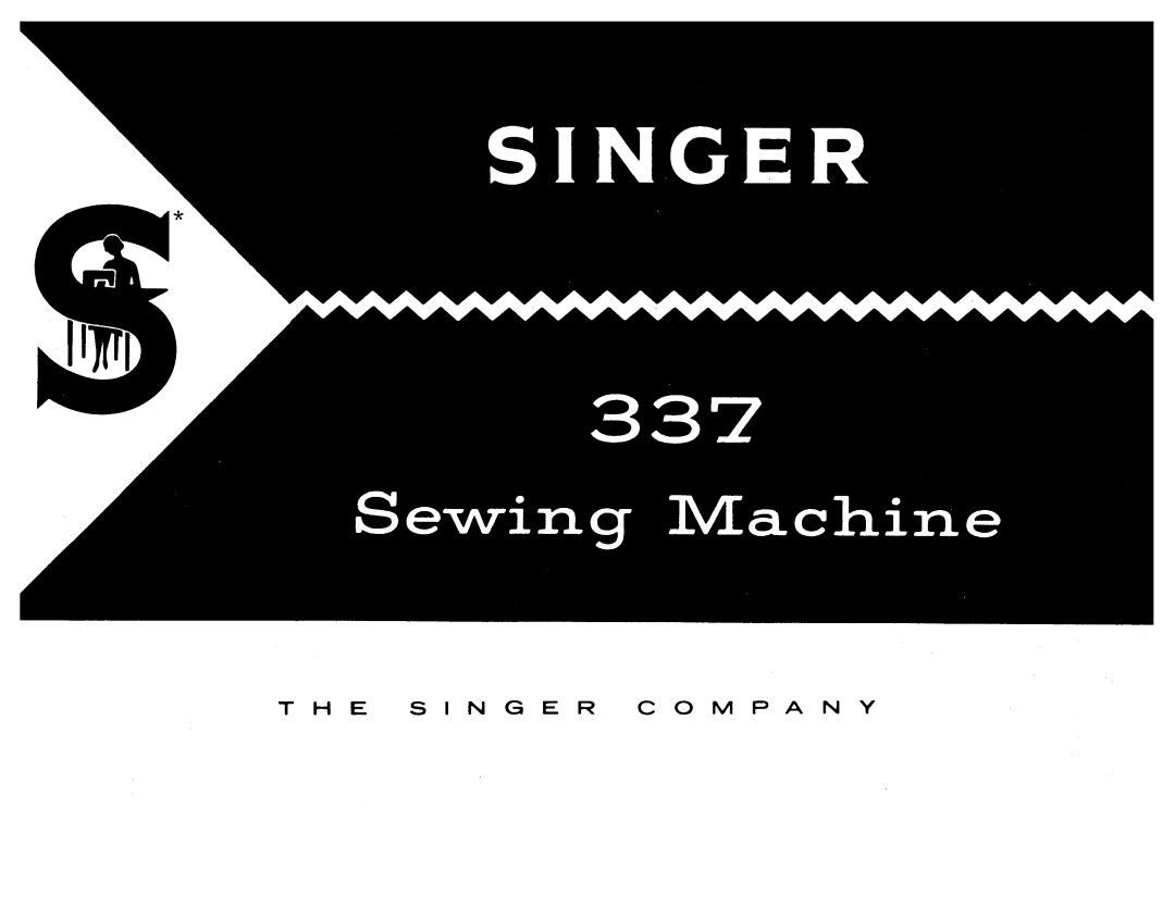 Singer 337 manual E S I N G F R C O M P a N Y 