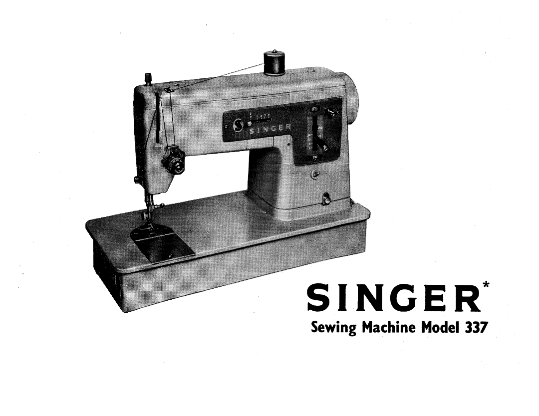 Singer 337 manual Singer 