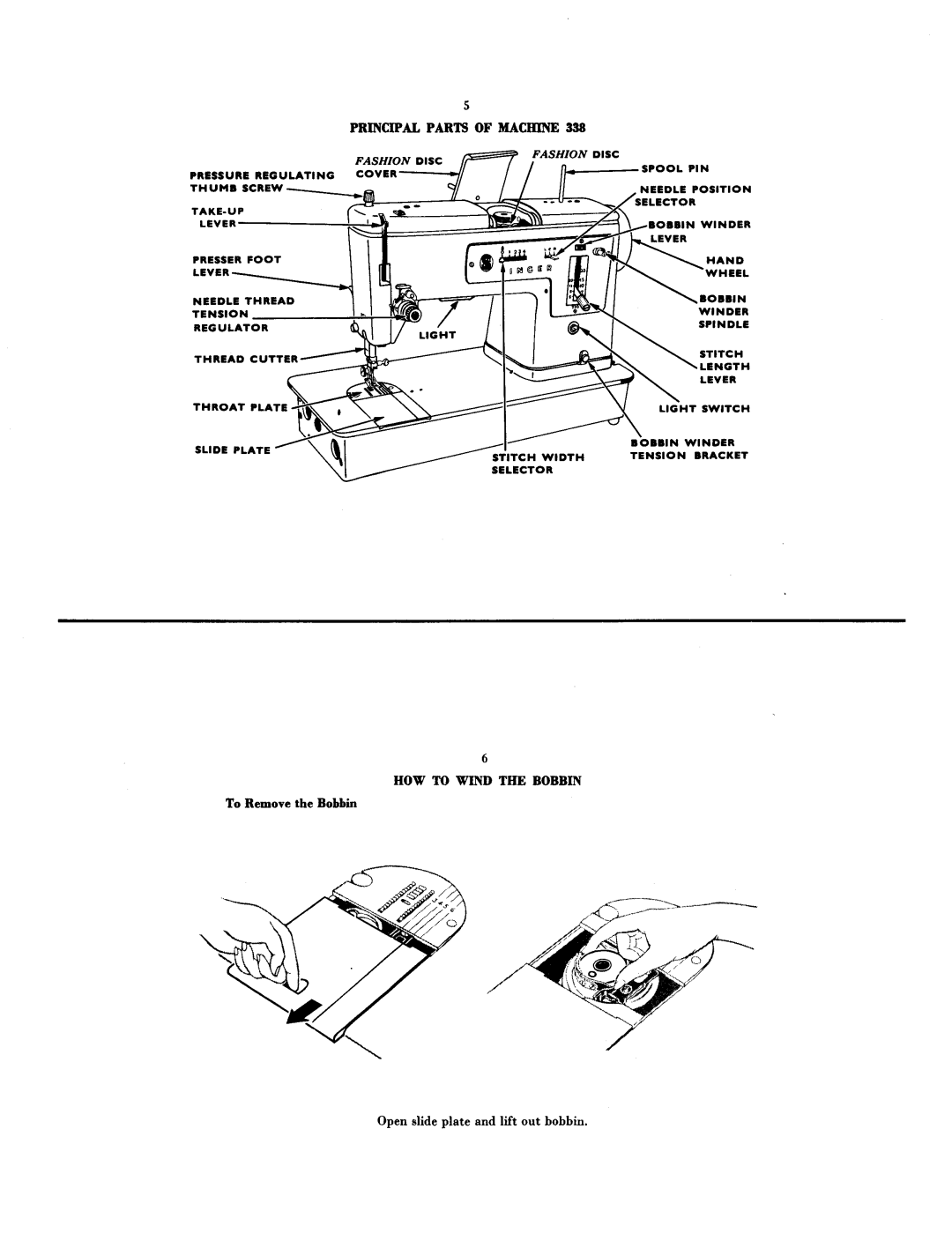 Singer 338 manual 