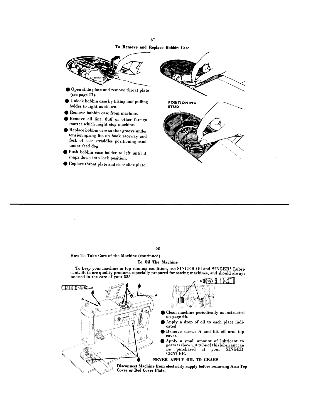 Singer 338 manual 