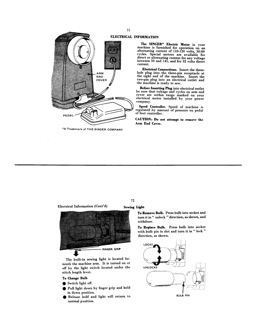 Singer 338 manual 