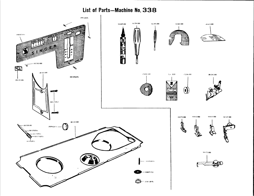 Singer 338 manual 