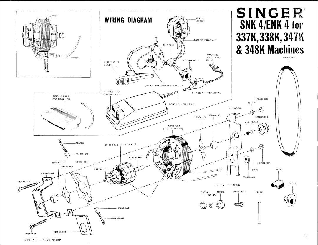 Singer 348K manual 