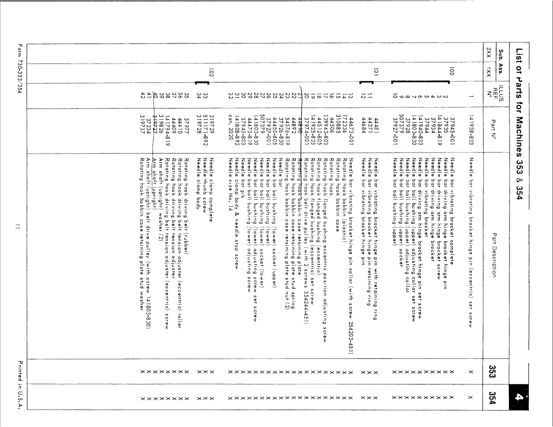 Singer 354 manual 