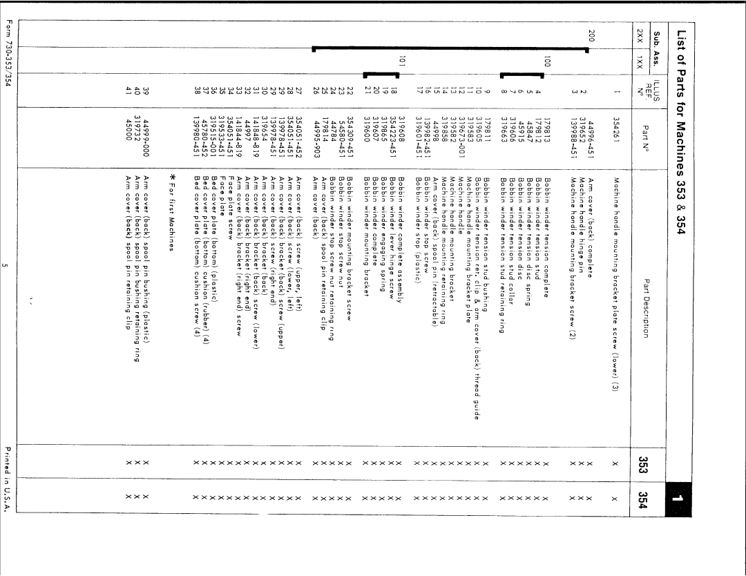 Singer 354 manual 