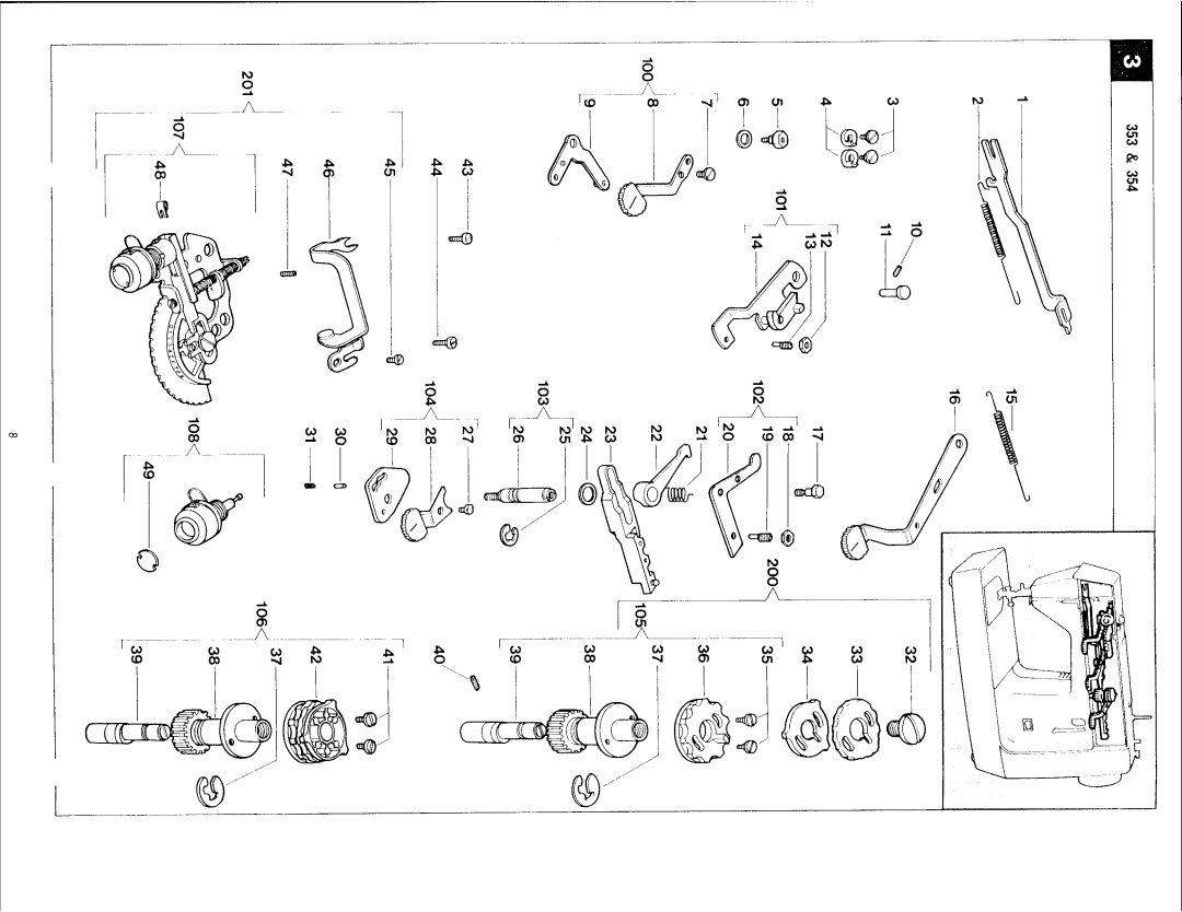 Singer 354 manual 