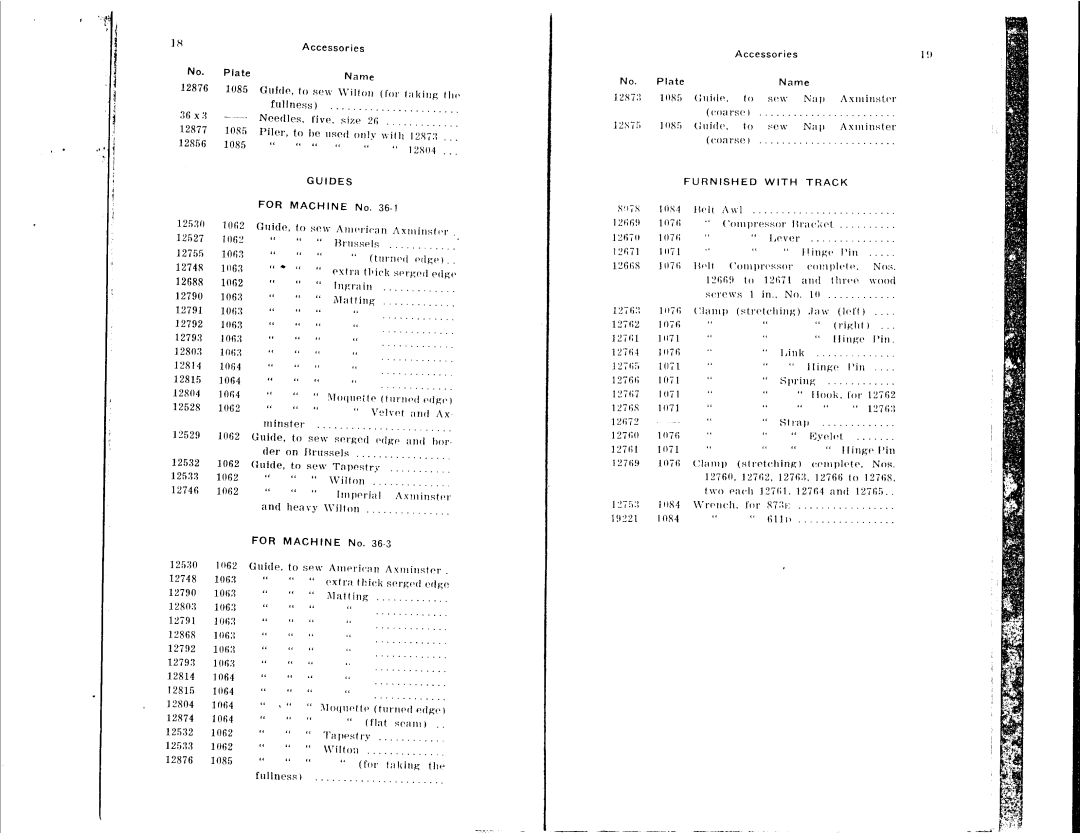 Singer 36-1, 36-3 manual 