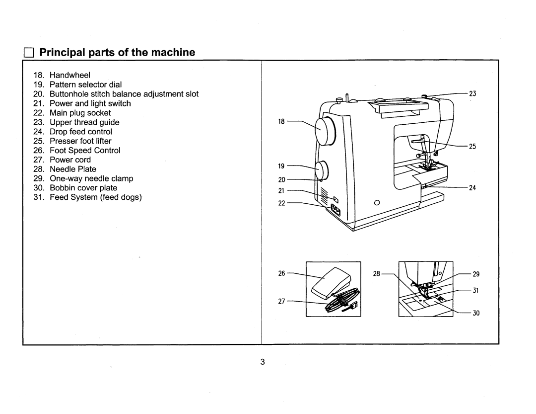 Singer 3709, 3702 manual 