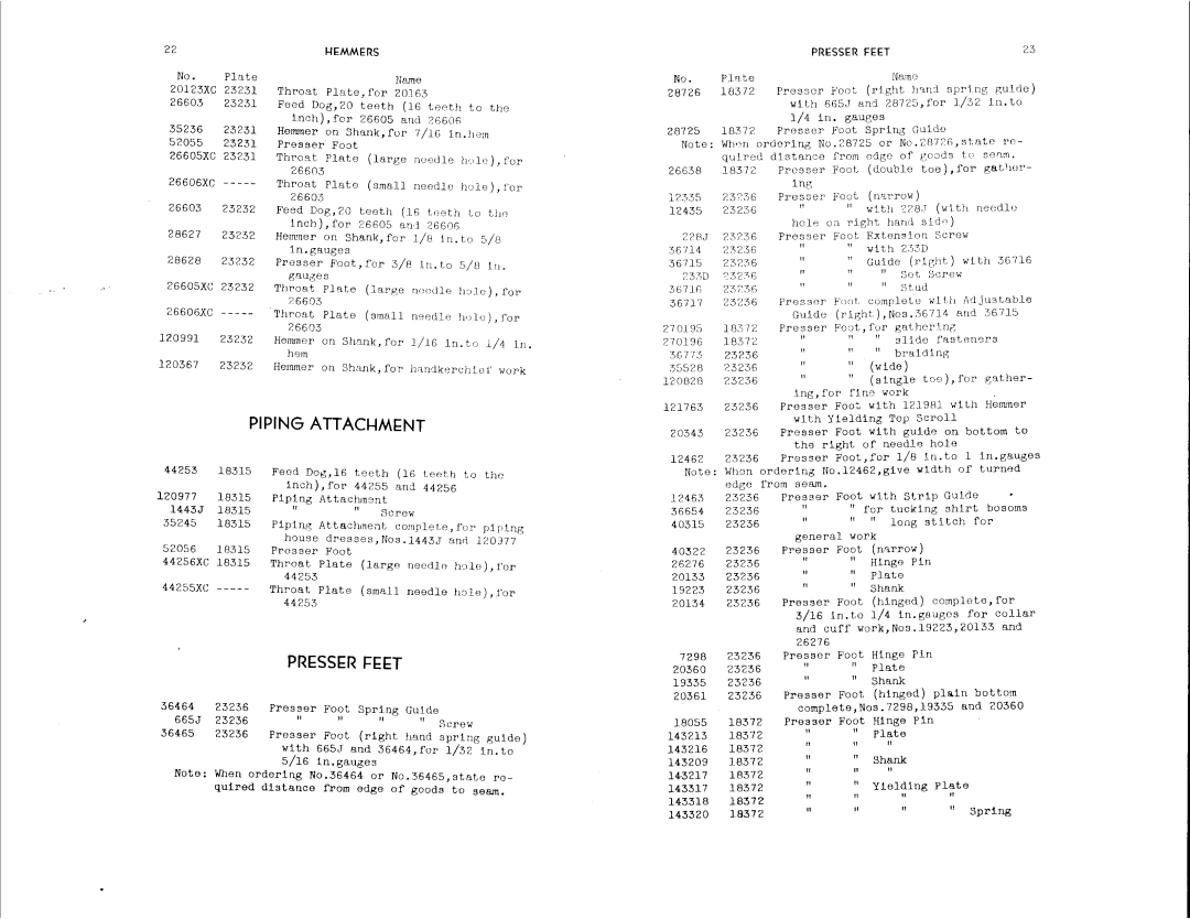 Singer 400W15 manual 