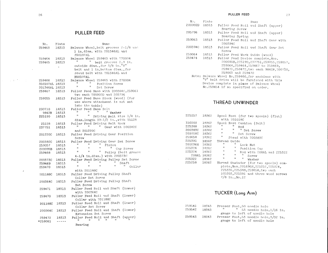 Singer 400W15 manual 