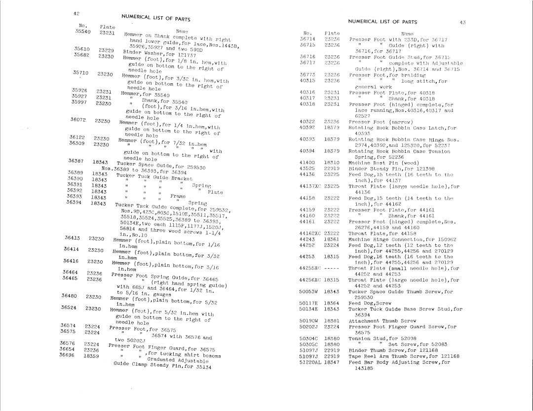 Singer 400W15 manual 