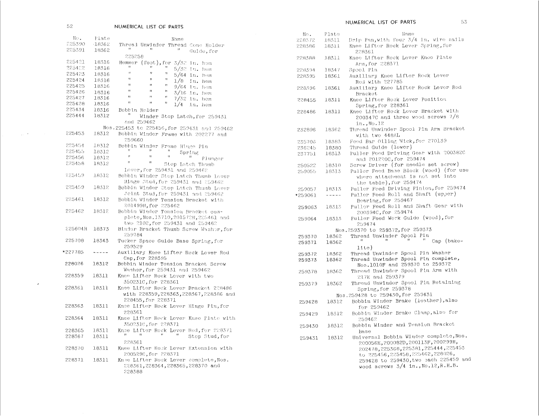 Singer 400W15 manual 