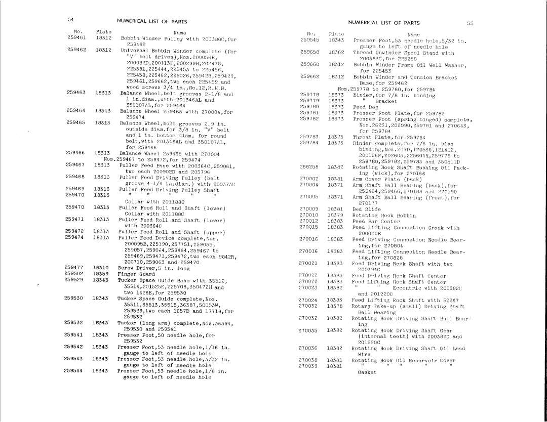 Singer 400W15 manual 