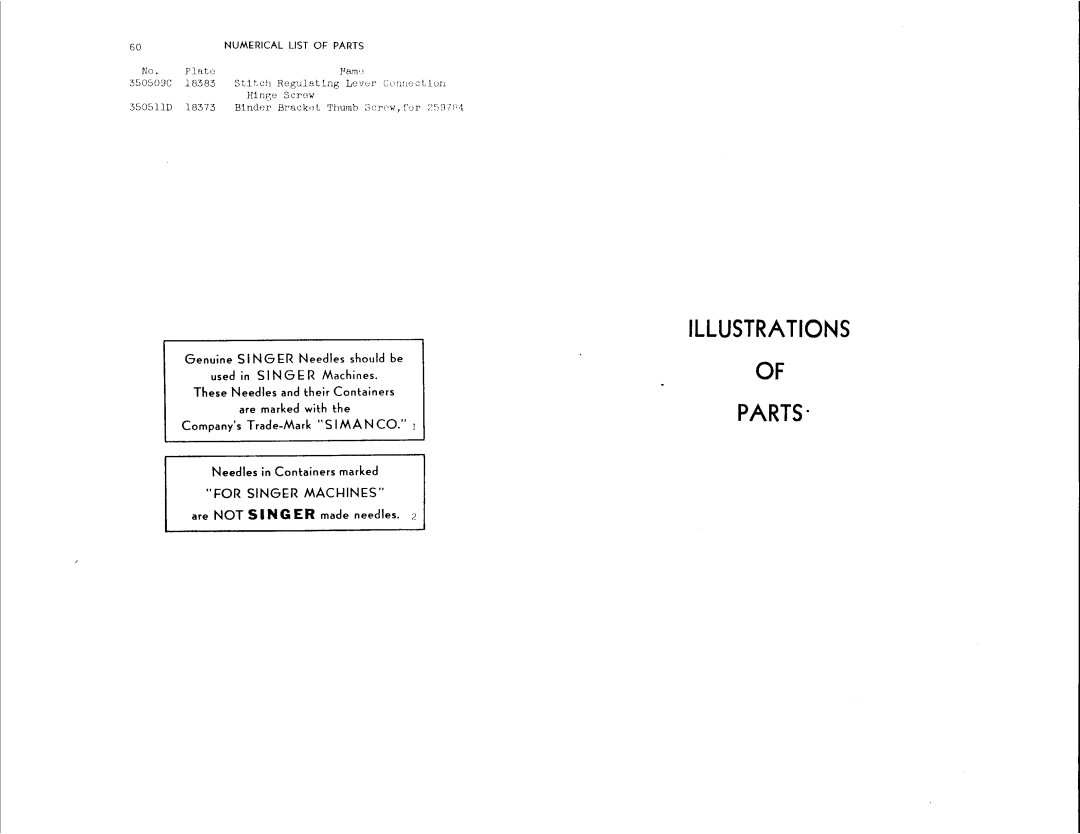 Singer 400W15 manual 