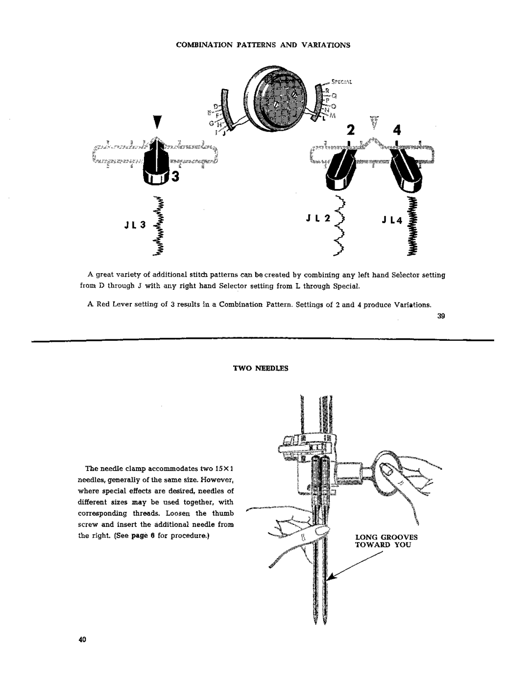 Singer 401 manual 