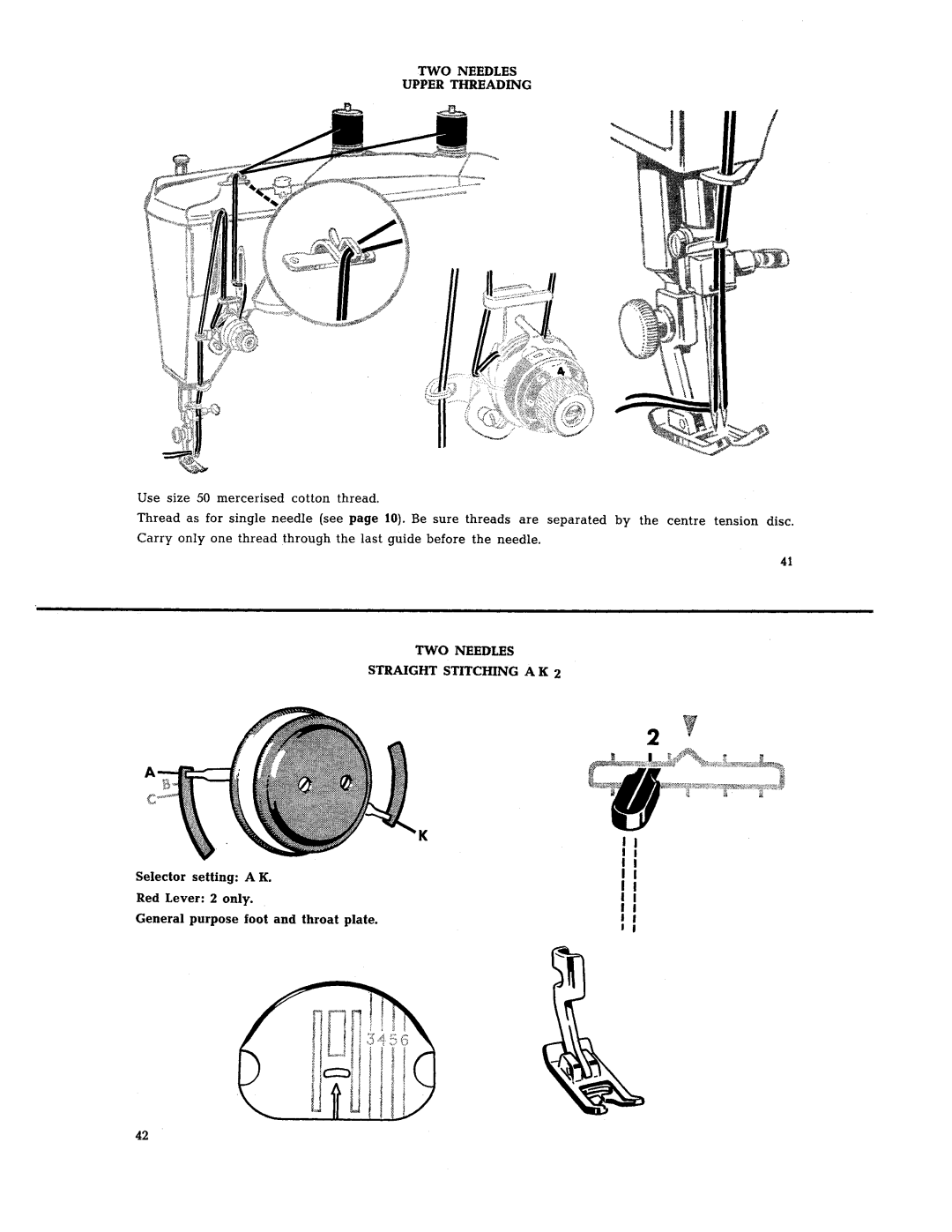 Singer 401 manual 