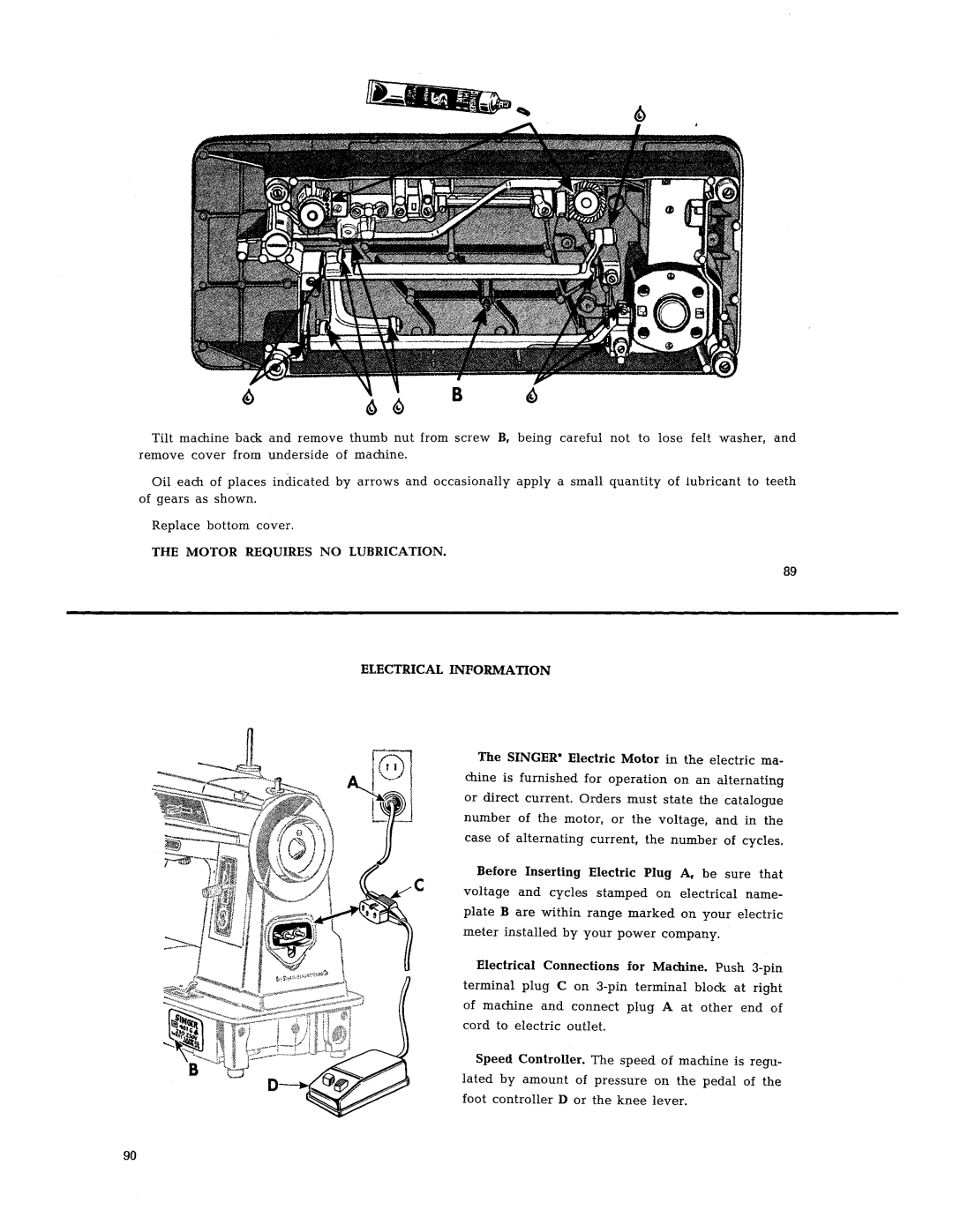 Singer 401 manual 