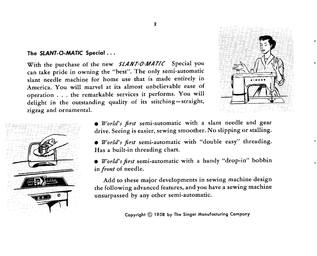 Singer 403 SPECIAL manual 