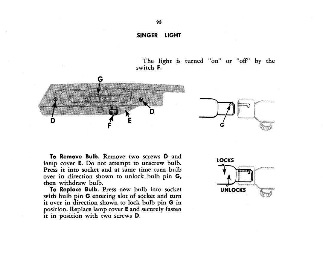 Singer 403 SPECIAL manual 