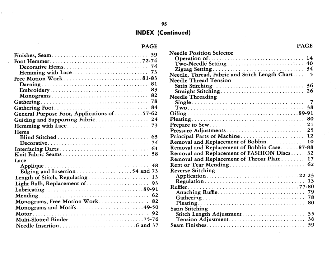 Singer 403 SPECIAL manual 