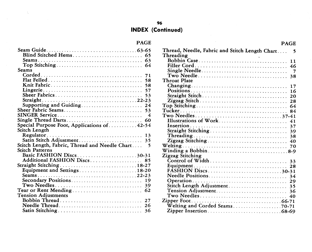 Singer 403 SPECIAL manual 