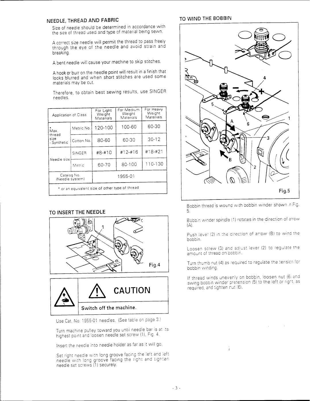 Singer 412U manual 