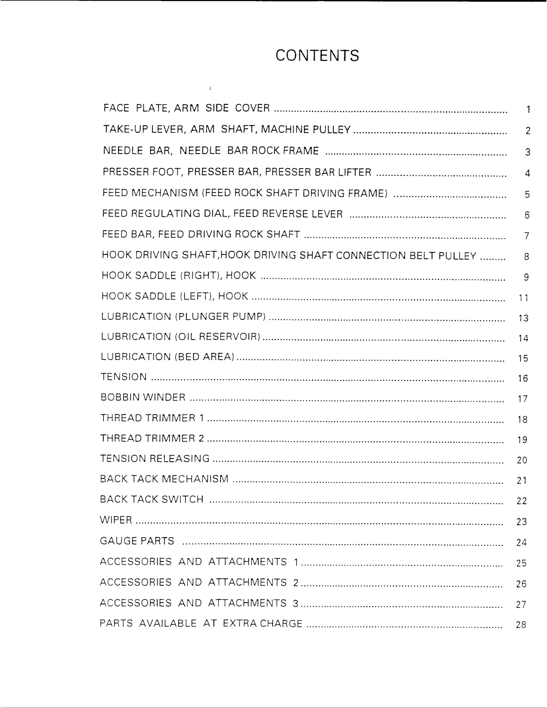 Singer 412U541A, 412U141B, 412U141G, 412U541G, 412U141A, 412U541B manual 