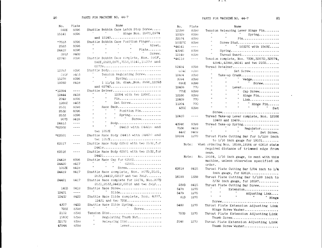 Singer 25, 44-4, 44-7 manual 