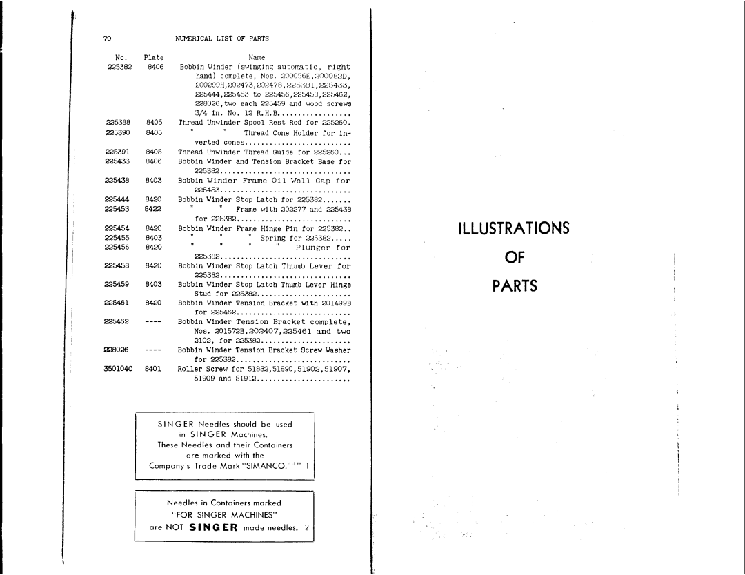 Singer 44-4, 44-7, 25 manual 