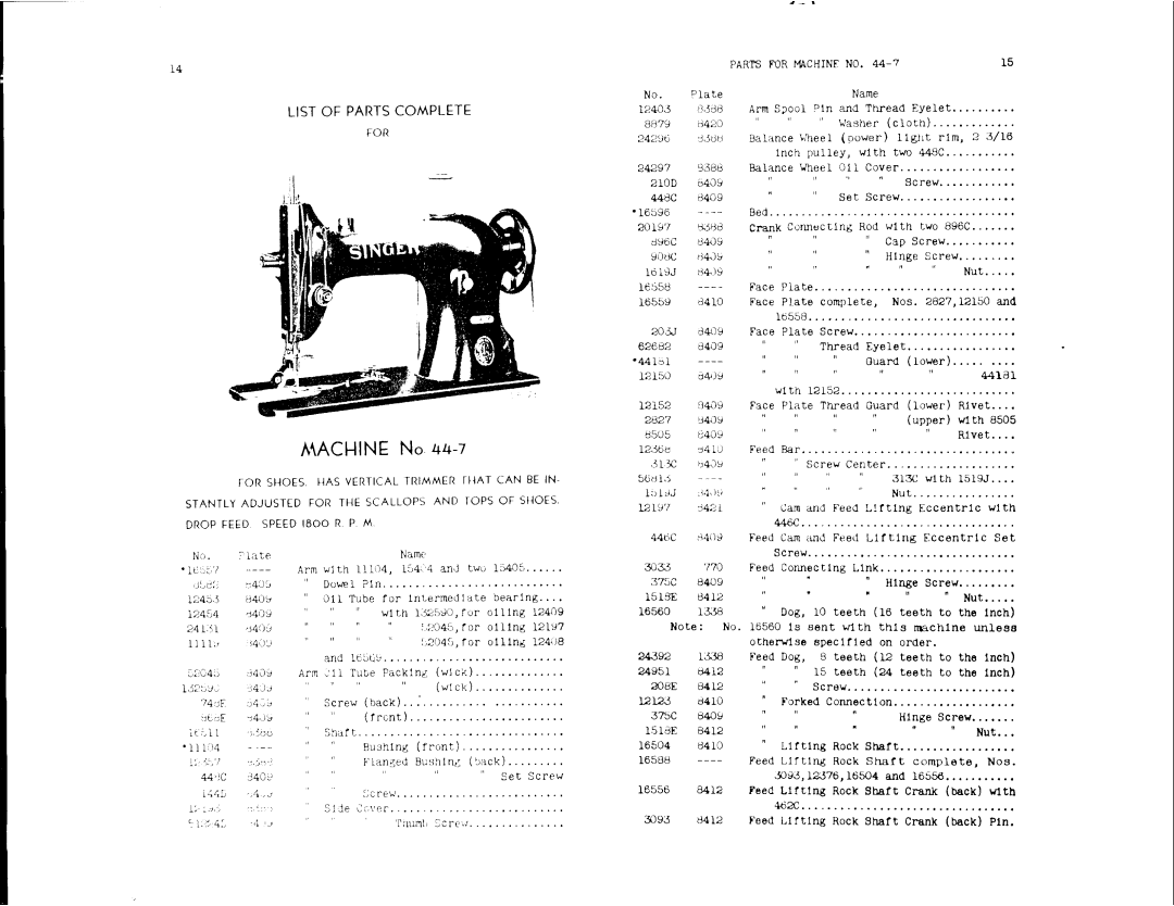 Singer 25, 44-4, 44-7 manual 