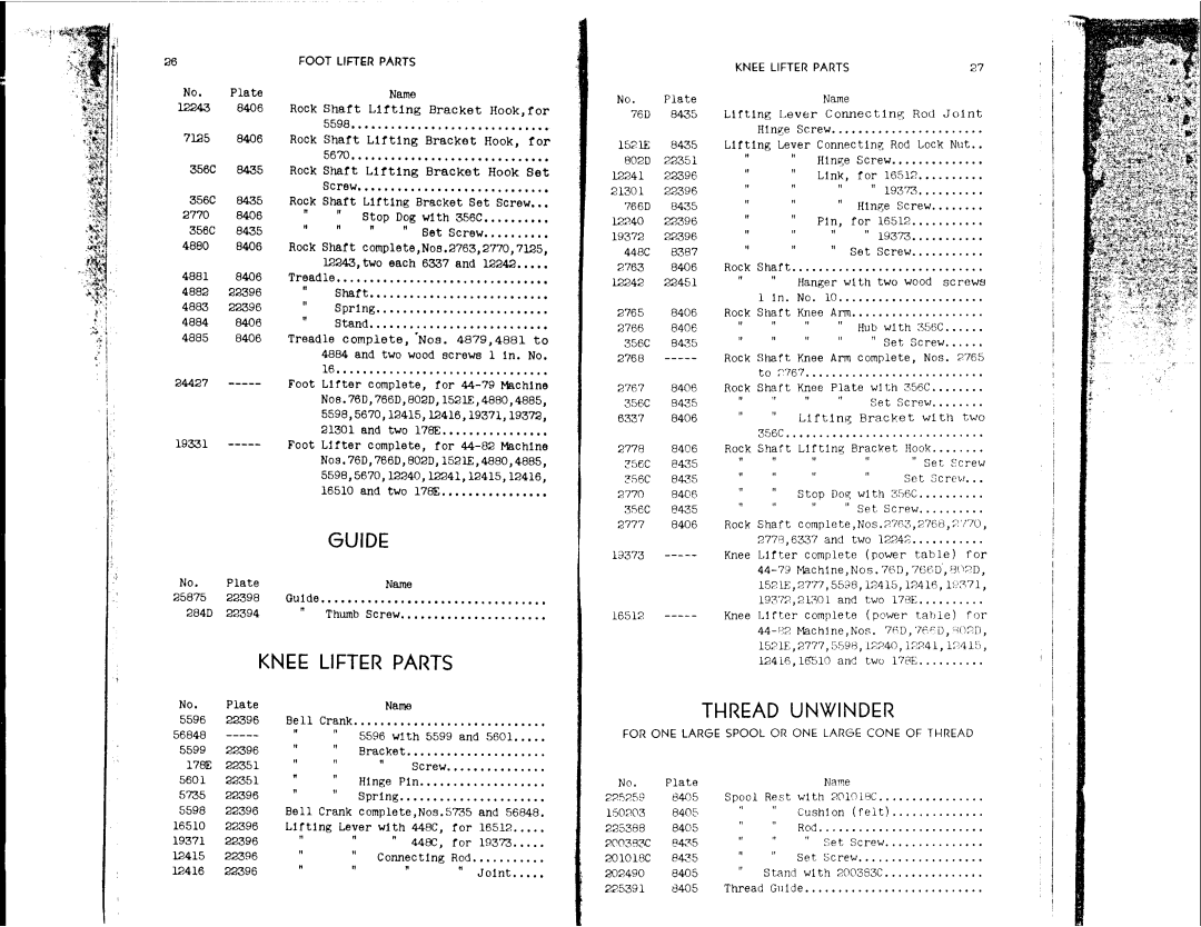 Singer 44-79, 44-82 manual 