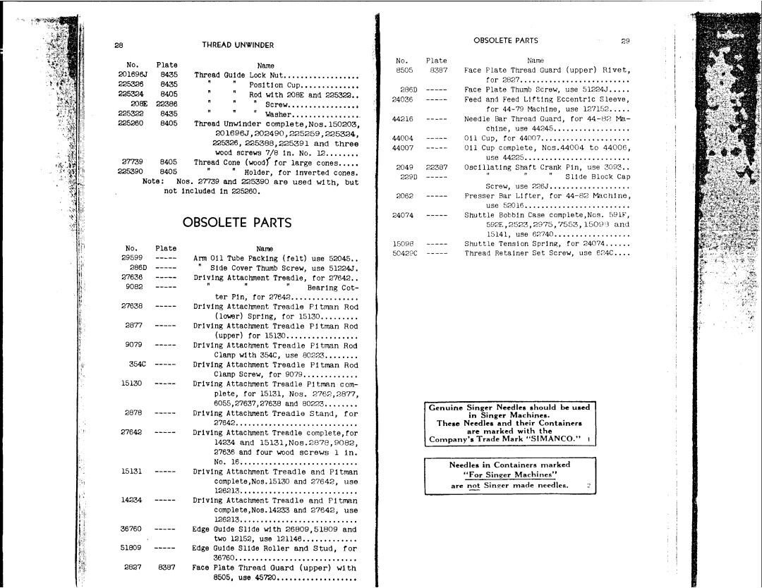 Singer 44-82, 44-79 manual 