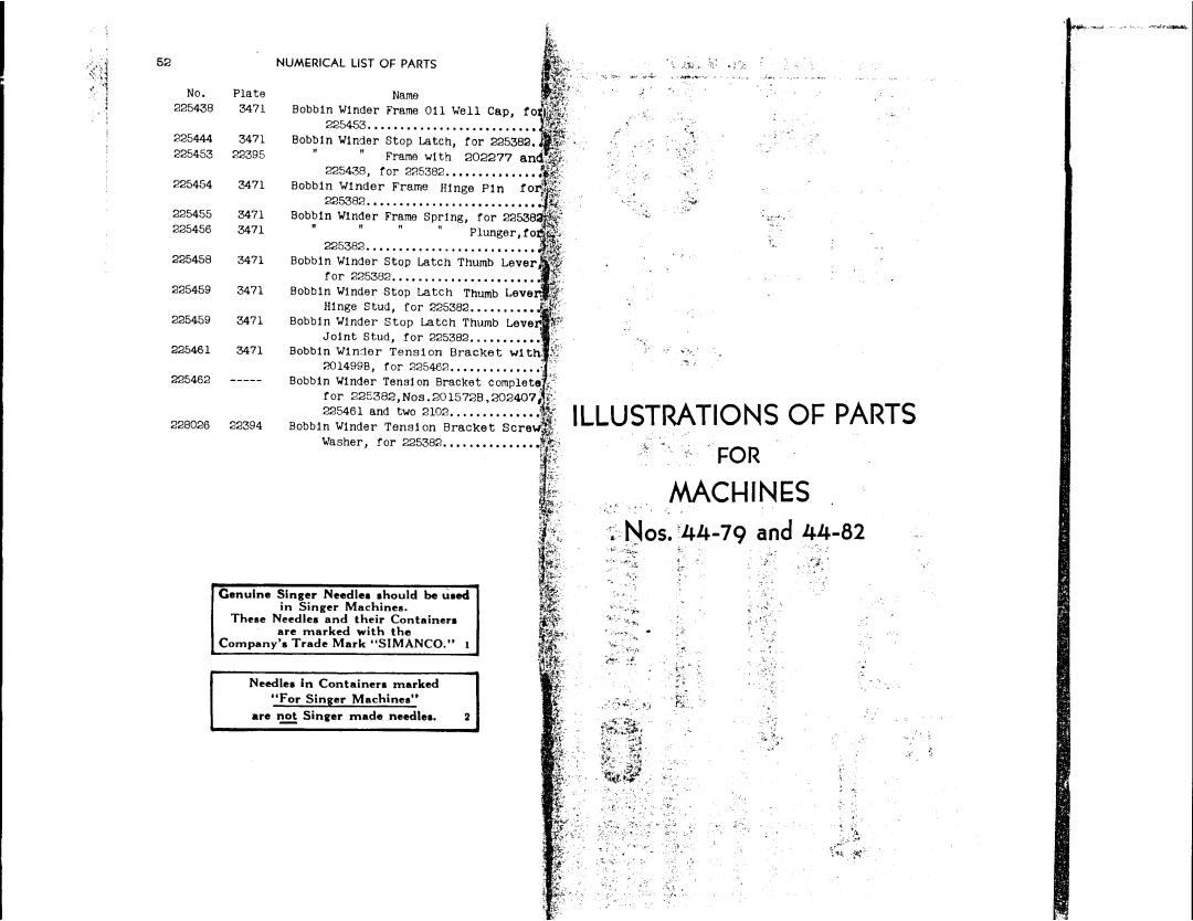 Singer 44-82, 44-79 manual 