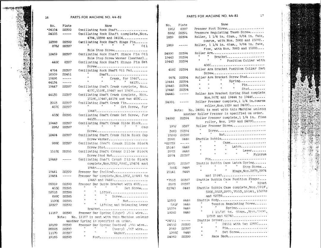 Singer 44-82, 44-79 manual 