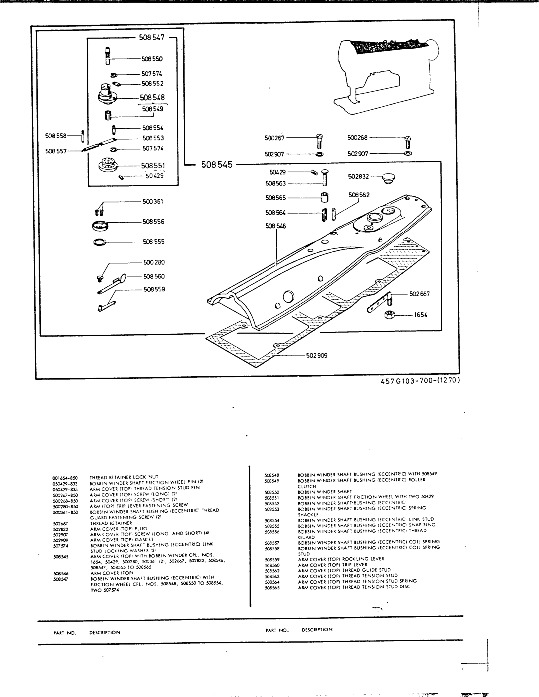 Singer 457 G 103, 457 G 113 manual 