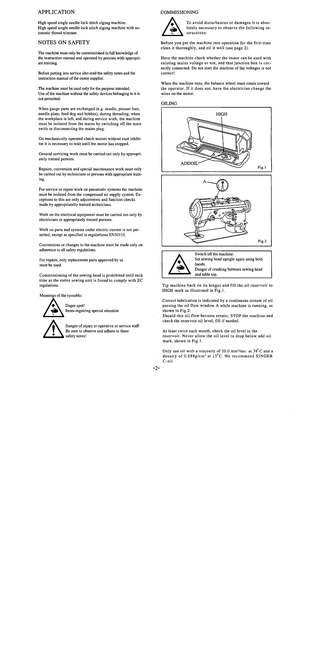 Singer 457A manual 