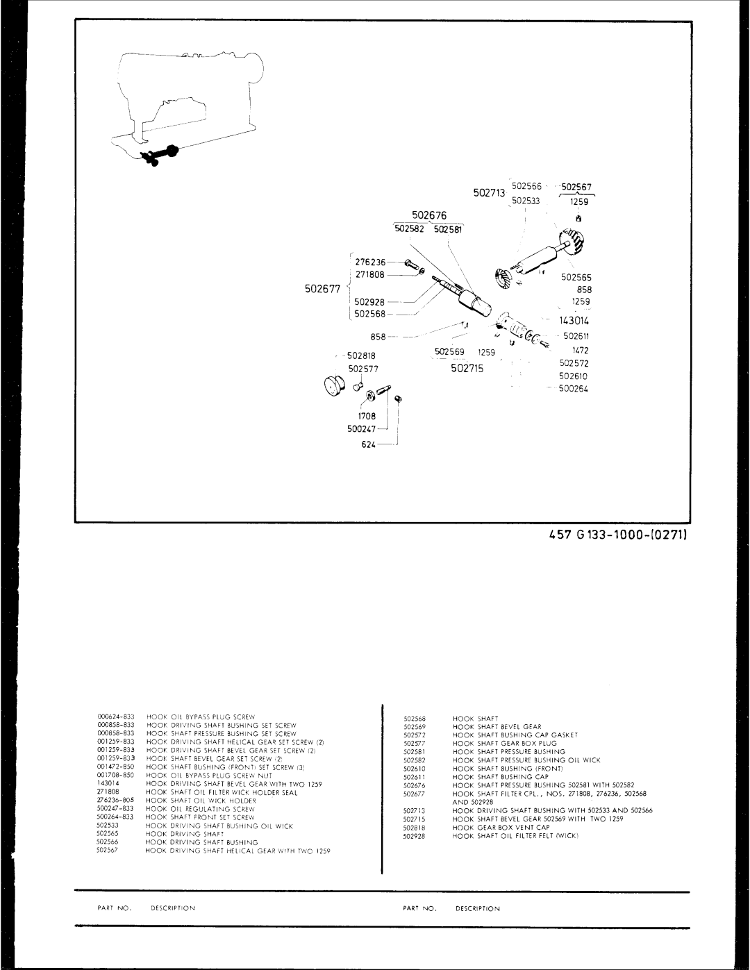 Singer 457G 133 manual 