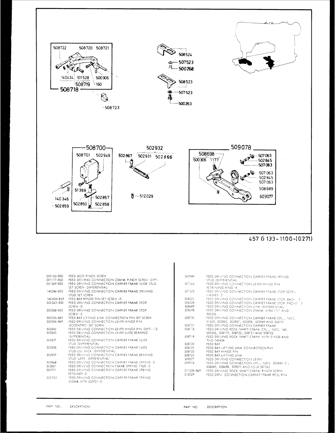 Singer 457G 133 manual 