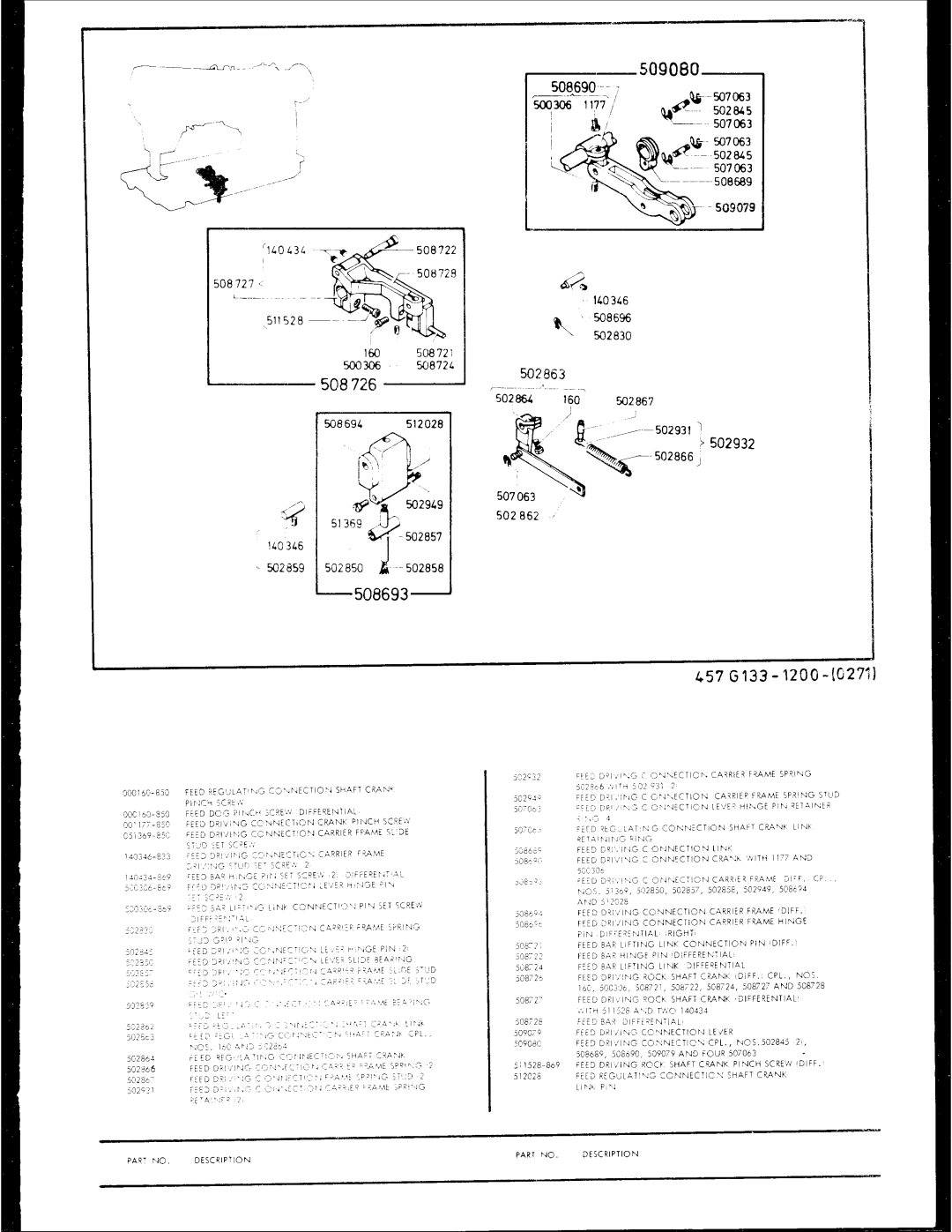 Singer 457G 133 manual 